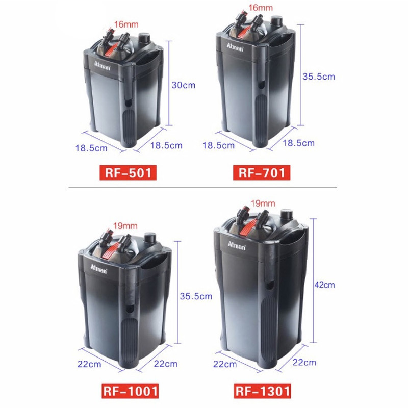 فیلتر تصفیه آب آکواریوم آتمن مدل سطلی RF-701