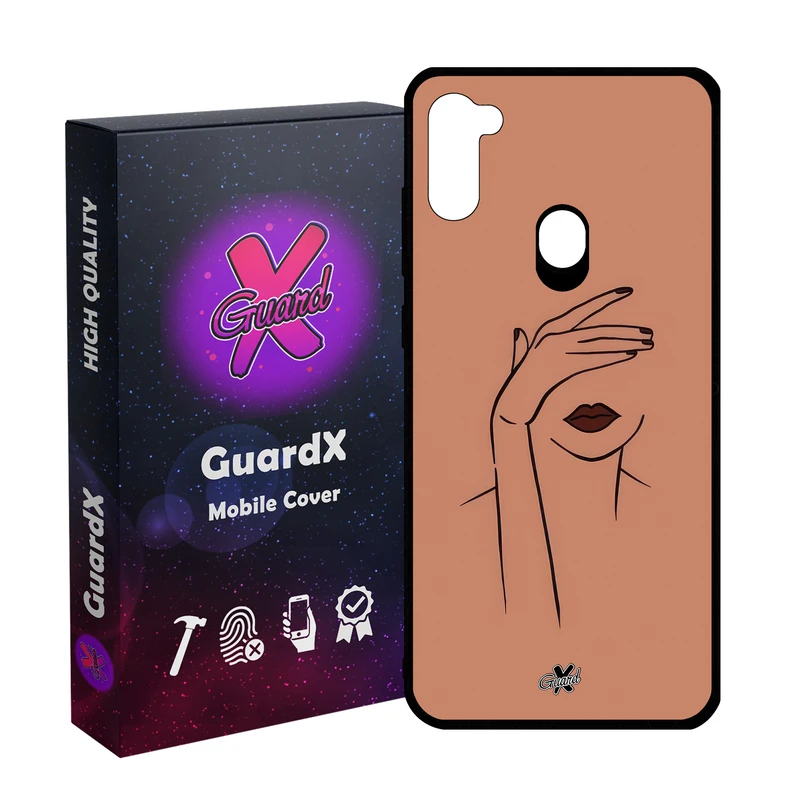 کاور گارد ایکس طرح دختر مدل Glass10636 مناسب برای گوشی موبایل سامسونگ Galaxy A11/M11