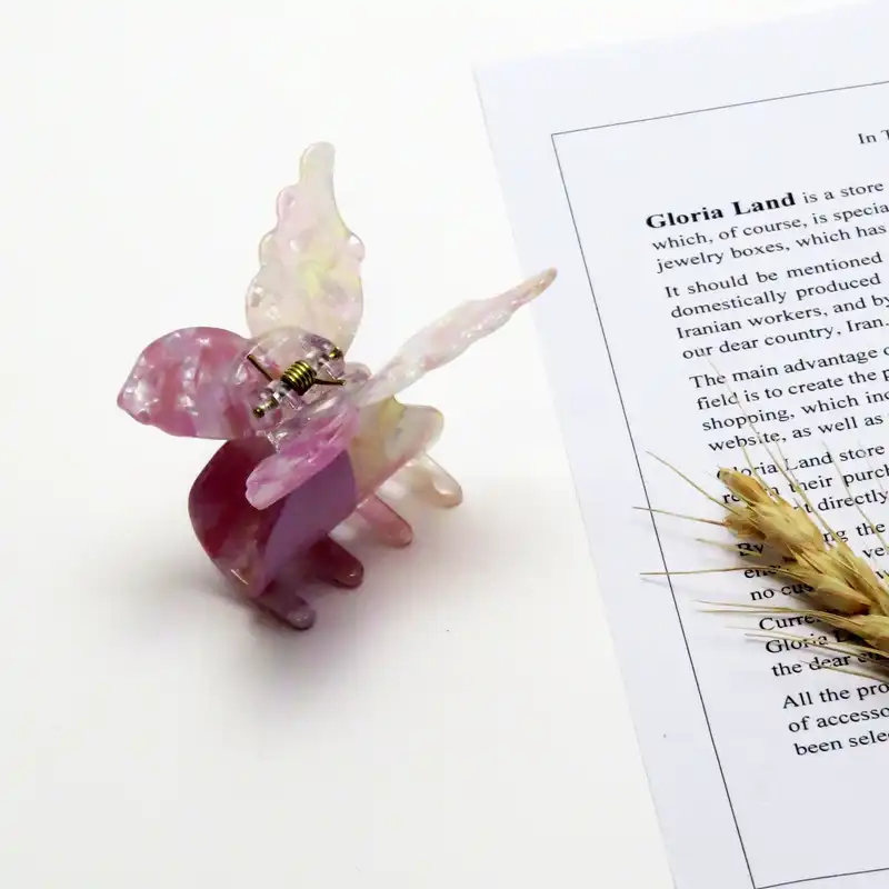 کلیپس مو زنانه مدل پروانه کد 1257