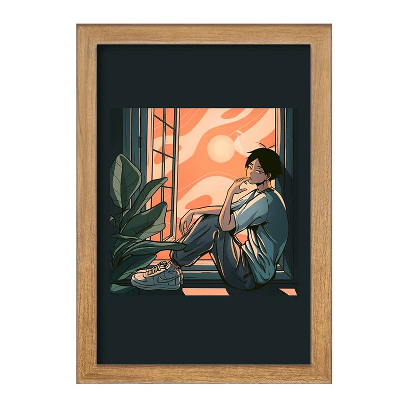 تابلو خندالو مدل کاگیاما انیمه هایکیو Haikyu  کد 17767