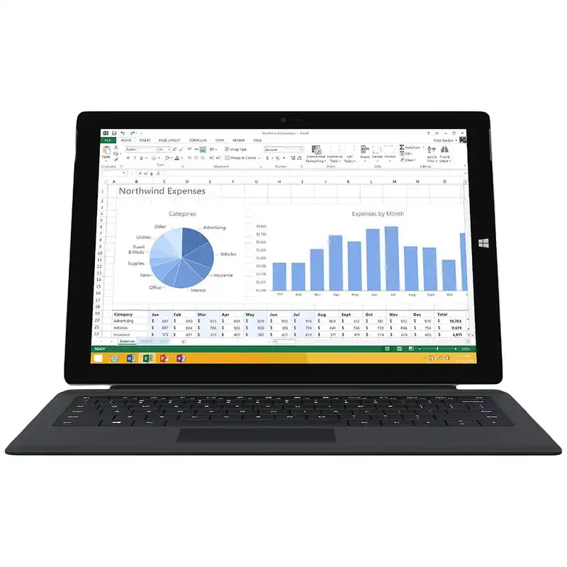 تبلت مایکروسافت مدل Surface Pro 3 - A به همراه کیبورد ظرفیت 256 گیگابایت