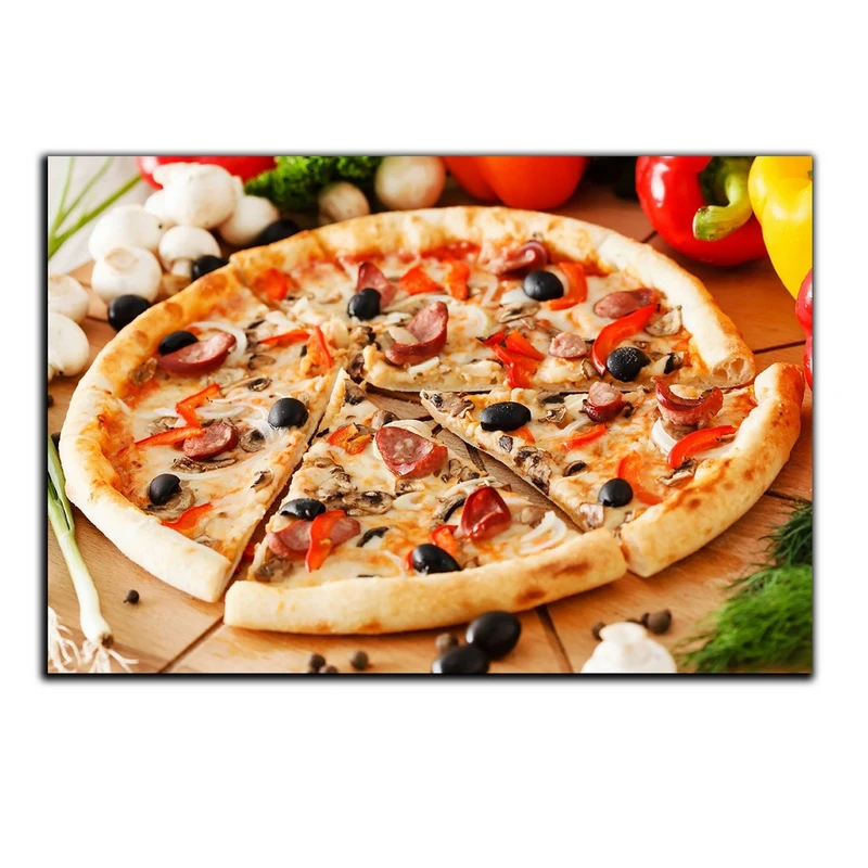 تابلو شاسی بکلیت طرح فست فود پیتزا مدل SH-4977
