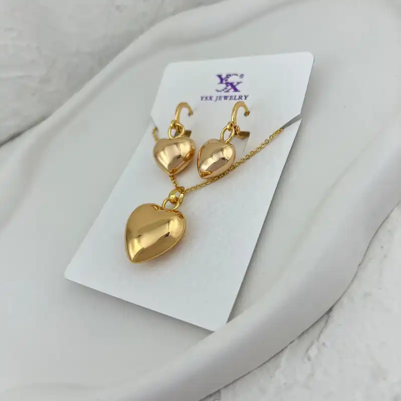 نیم ست زنانه وای اس ایکس مدل قلب کد M4216