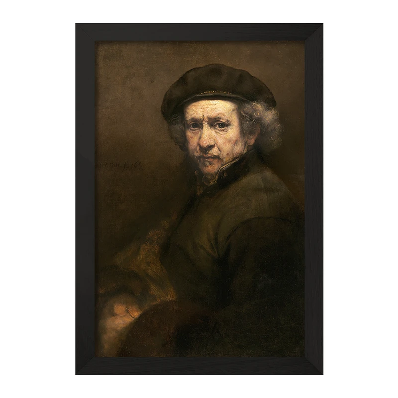 تابلو خندالو مدل سلف پرتره اثر رامبراند کد F12240