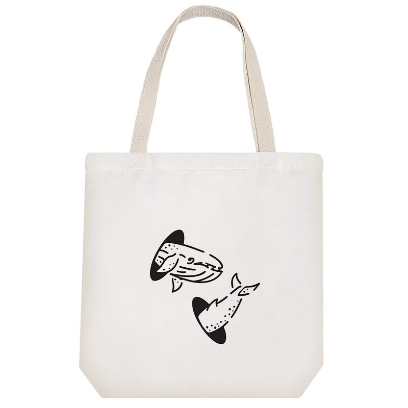 ساک خرید پارچه ای خندالو طرح وال مدل توت بگ کد 6725