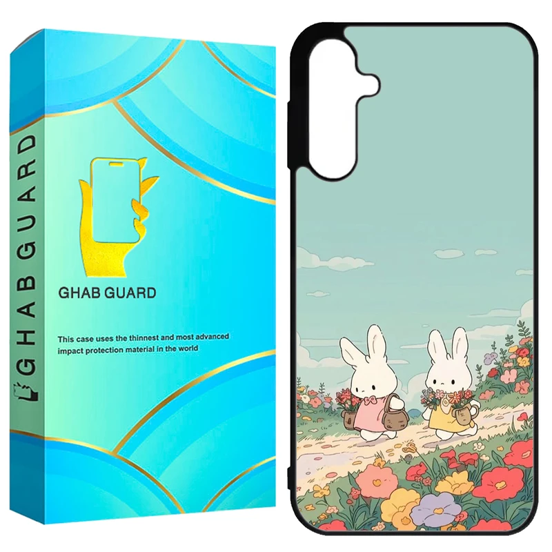 کاور قاب گارد طرح خرگوش مدل GCHPA55 مناسب برای گوشی موبایل سامسونگ Galaxy A55 5G
