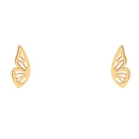 گوشواره میخی طلا 18 عیار زنانه نیکان گلد مدل پروا