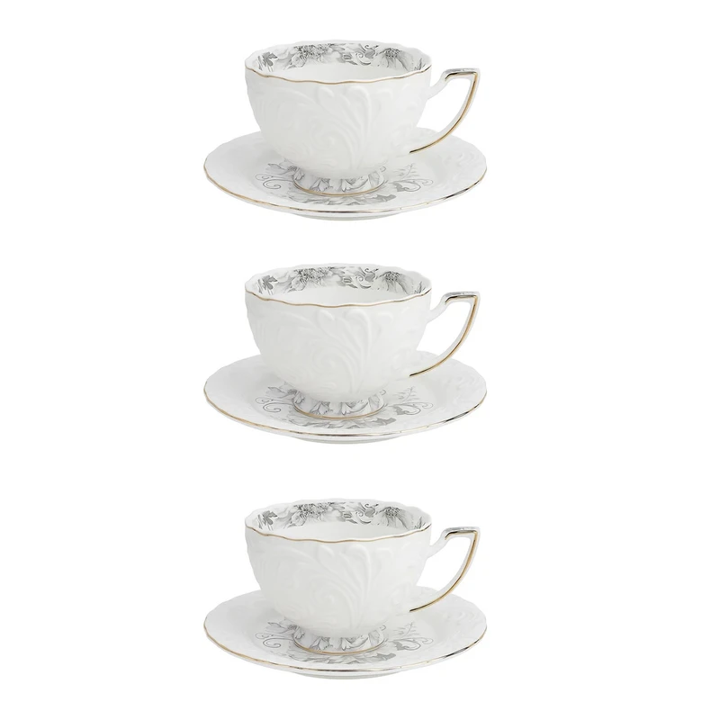 سرویس چای خوری 6 پارچه 3 نفره شاهین مدل SHN_1  