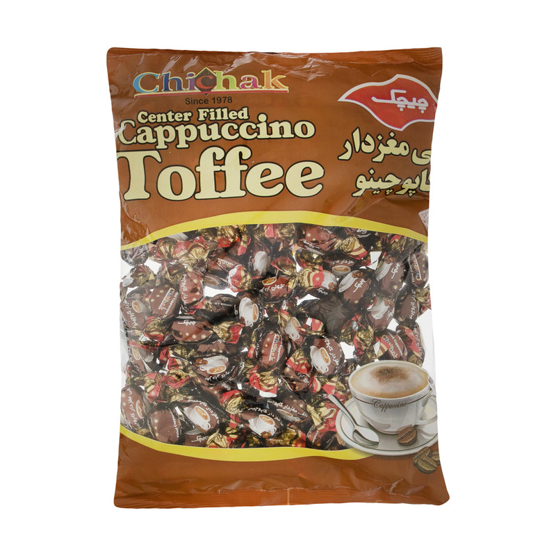 تافی مغزدار کاپوچینو چیچک - 900 گرم 