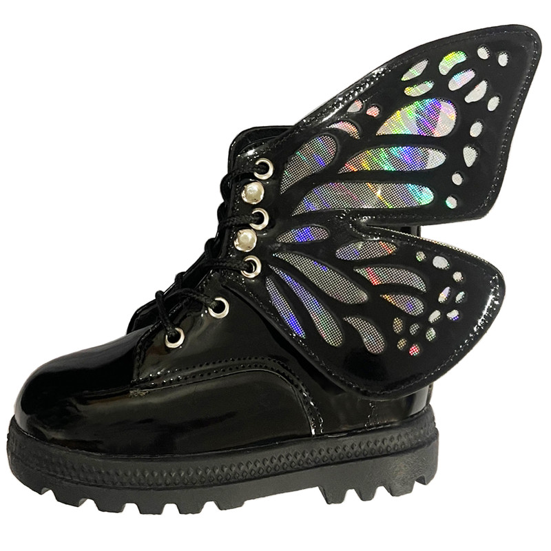 نیم بوت دخترانه مدل Buterfly