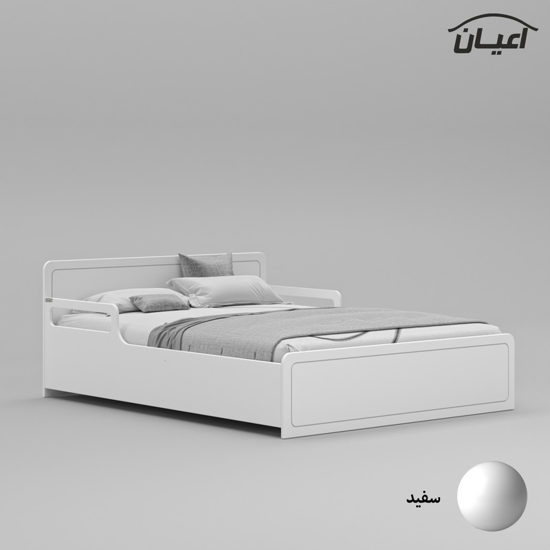 تخت خواب دونفره اعیان مدل FH773 سایز 160x200 سانتی متر