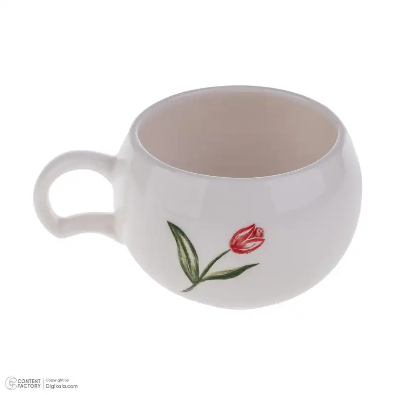 ماگ سرامیکی آوای دل طرح گل لاله