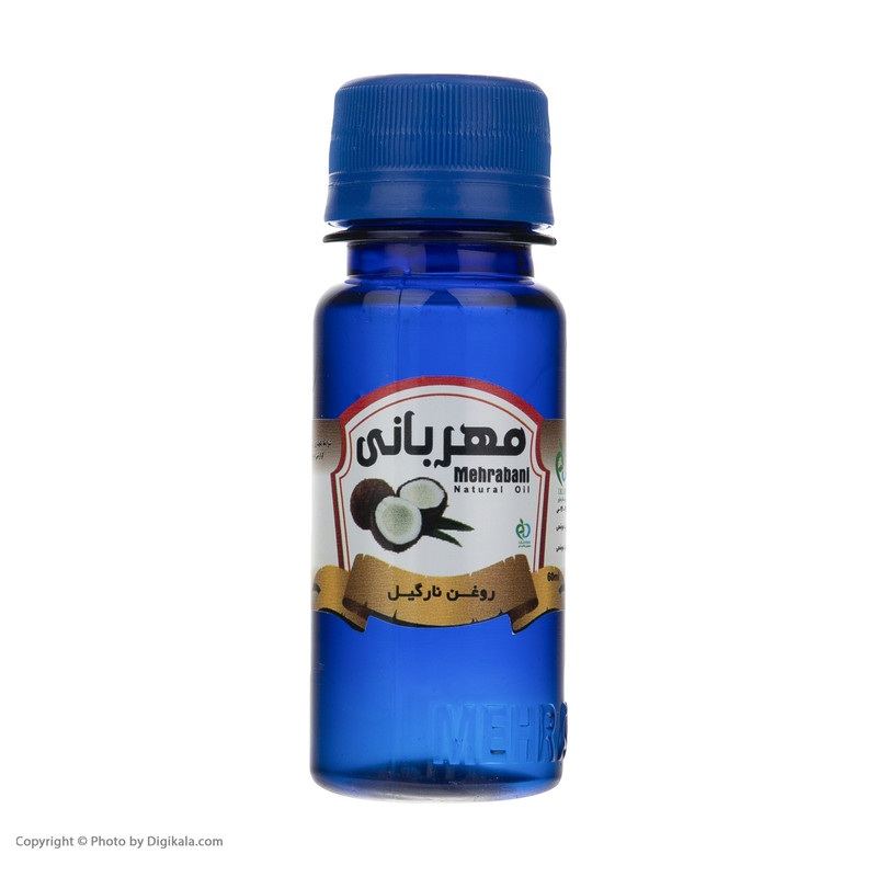 روغن نارگیل مهربانی کد 01 حجم 60 میلی لیتر