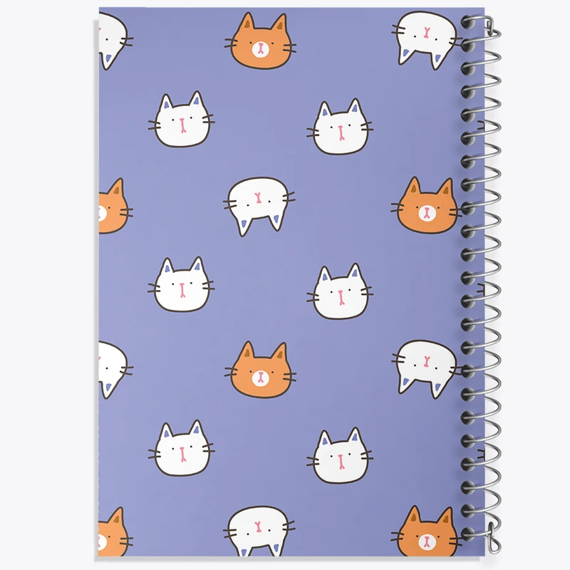 دفتر ژورنال نویسی 50 برگ خندالو مدل نقطه ای طرح گربه (Cat) کد N854