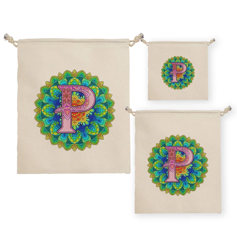 نظم دهنده ترمه طراحان ایده مدل حرف P ماندالا کد cfp2966 مجموعه سه عددی