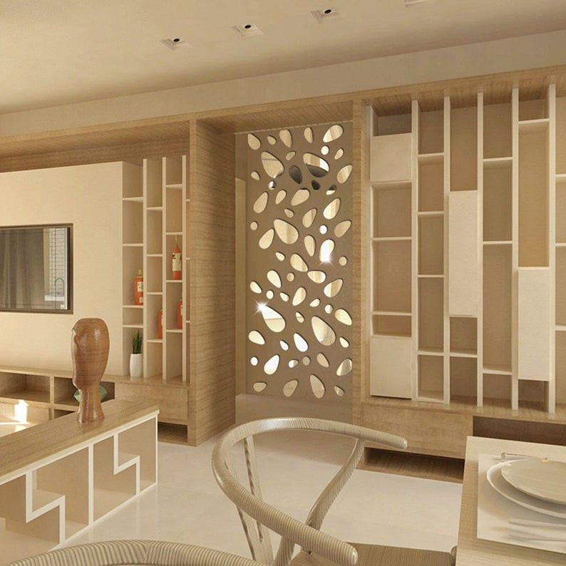 آینه پلکسی گلس آماتیس مدل سنگ های رودخانه آینه پلکسی گلس آماتیس مدل سنگ های رودخانه