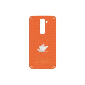 MAHOOT Minimalist origami bird Cover Sticker for LG G2