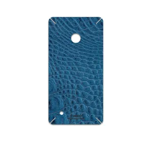 MAHOOT Blue-Crocodile-Leather Cover Sticker for Nokia Lumia 530