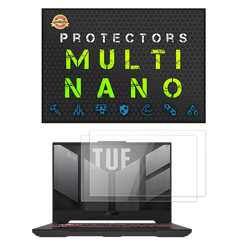 محافظ صفحه نمایش شفاف مولتی نانو مدل X-S2N مناسب برای لپ تاپ ایسوس TUF Gaming F15 FA507V 15.6 Inch 2023 بسته دو عددی