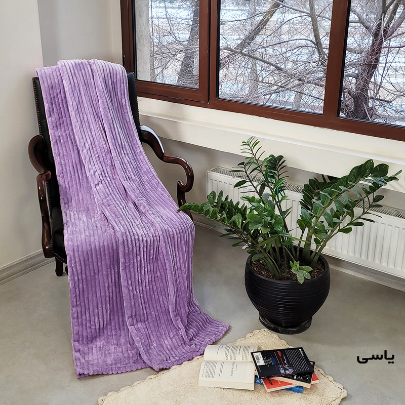 پتو مسافرتی مدل ژله ای خطی سایز 220x160 سانتی متر