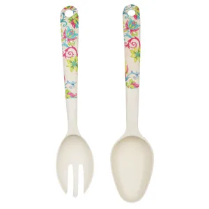 قاشق و چنگال سرو سالاد مدل Bm05 مجموعه 2 عددی 