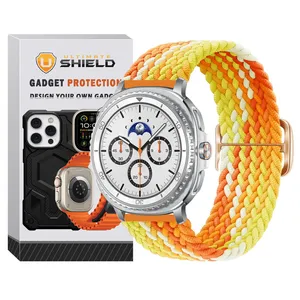 Ultimate Shield Woven NW NV8 BK strap suitable for Samsung Galaxy Watch 8 40mm