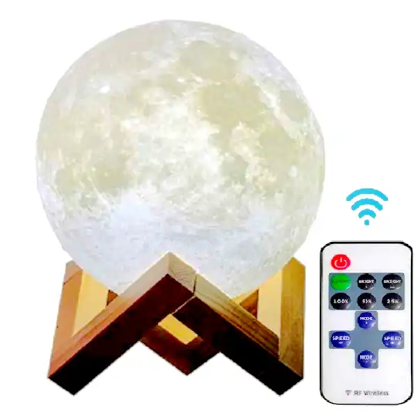 آباژور رومیزی مدل کره ماه کد L7