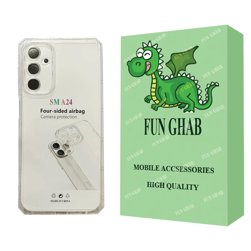  کاور فان قاب مدل ژله ای مناسب برای گوشی موبایل سامسونگ Galaxy A24 4G