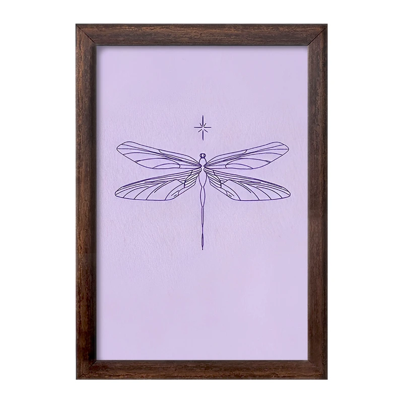 تابلو خندالو طرح سنجاقک کد F3731