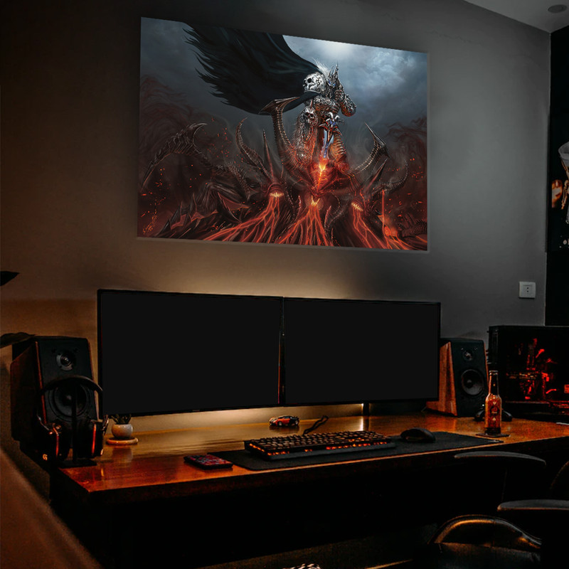 تابلو شاسی مدل آرتاس لیچ کینگ Arthas The Lich King Alt1 کد c115