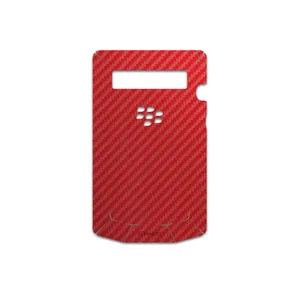 MAHOOT Red-Fiber Cover Sticker for BlackBerry Porsche Design P9981
