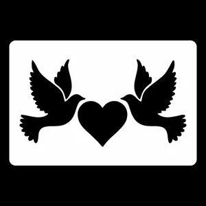   شابلون دکو رستا مدل پرنده کد S149