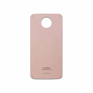 MAHOOT Rose Gold Leather Cover Sticker for Motorola Moto C Plus