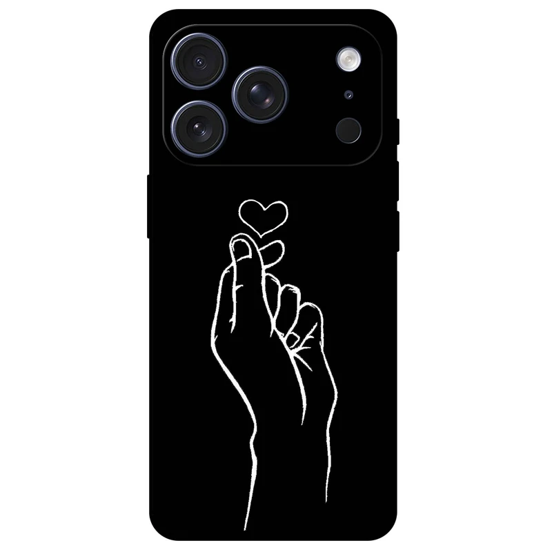 کاور مگافون طرح قلب مدل 7769 مناسب برای گوشی موبایل اپل iPhone 17 Pro Max