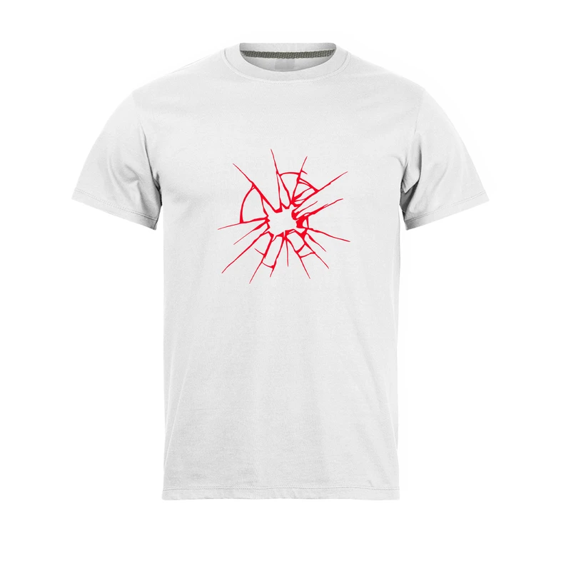 تی شرت آستین کوتاه مردانه مدل شکسته کد 0618