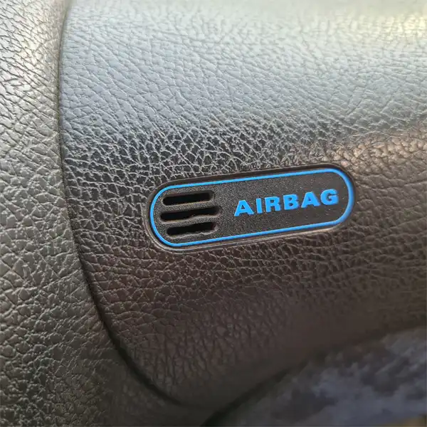 برچسب خودرو طرح ایربگ کد 10805E مناسب برای پژو 206