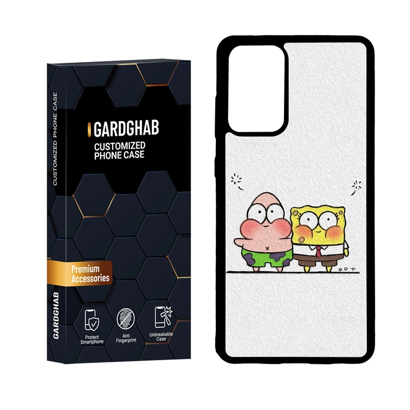 کاور گارد قاب مدل پشت گلس فانتزی مناسب برای گوشی موبایل سامسونگ Galaxy A72