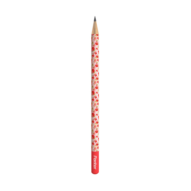 مداد مشکی پنتر سری Art مدل Floral کد BP114-3 بسته 12 عددی