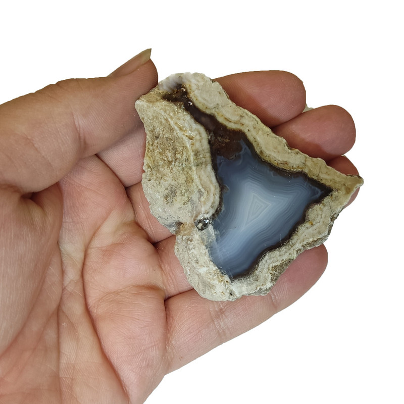 سنگ عقیق مدل مویی سلیمانی کد P 60