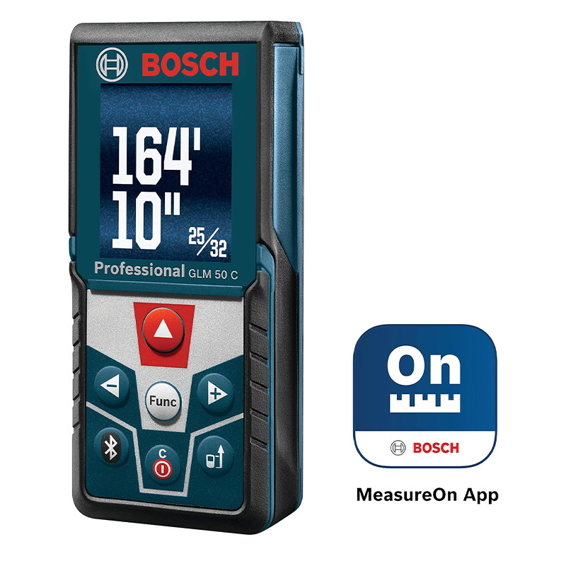 متر لیزری بوش مدل فوق هوشمند GLM 50 C Professional