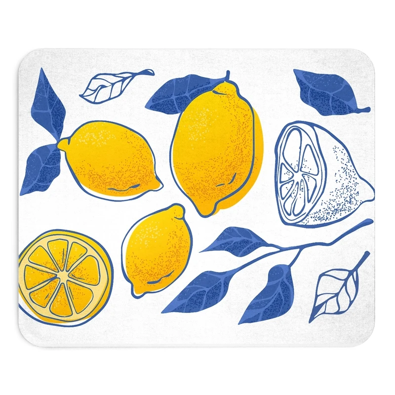 ماوس پد طرح لیمو و برگ سایز 19x24 سانتی متر