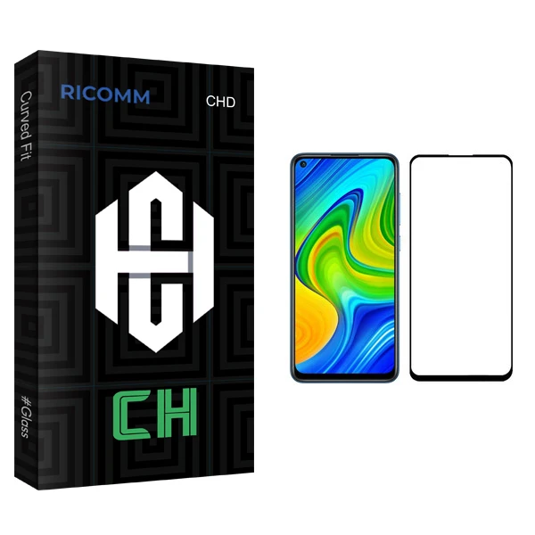 محافظ صفحه نمایش ریکام مدل CH glass مناسب برای گوشی موبایل شیائومی Redmi Note 9