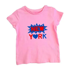 تی شرت آستین کوتاه دخترانه مدل نیویورک