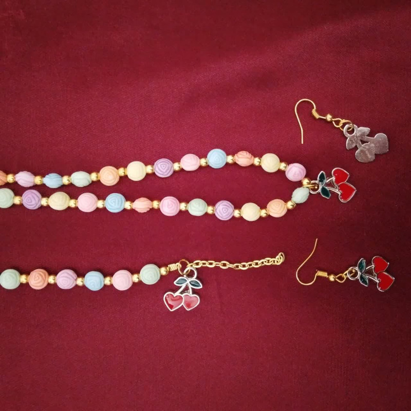 نیم ست دخترانه مدل گیلاس