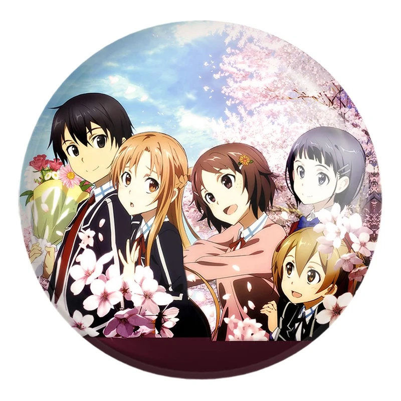 پیکسل خندالو طرح انیمه هنر شمشیر زنی آنلاین کد 12083 مدل بزرگ