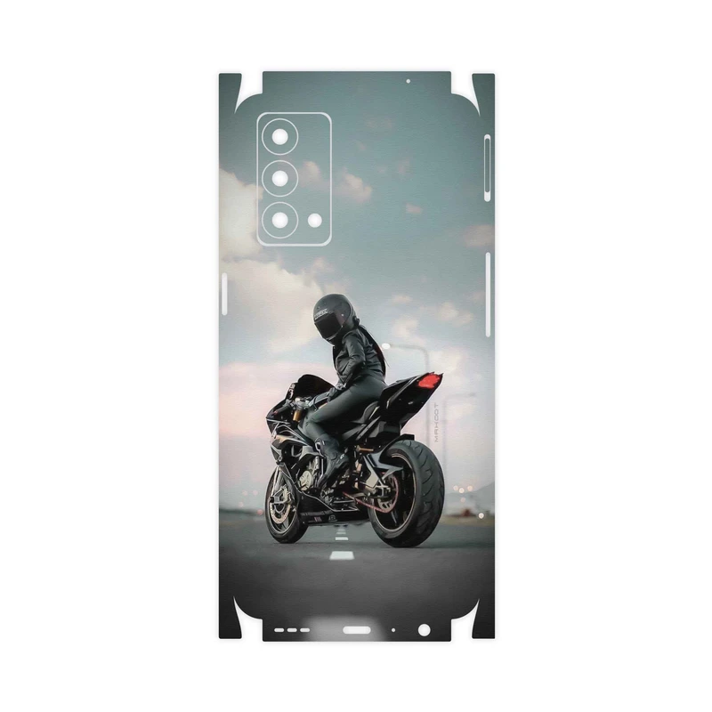 برچسب پوششی ماهوت مدل Motorcycling-FullSkin مناسب برای گوشی موبایل ریلمی GT Master