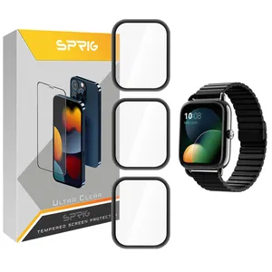 محافظ صفحه نمایش نانو اسپریگ مدل SPG مناسب برای ساعت هوشمند شیائومی Haylou RS4 بسته سه عددی