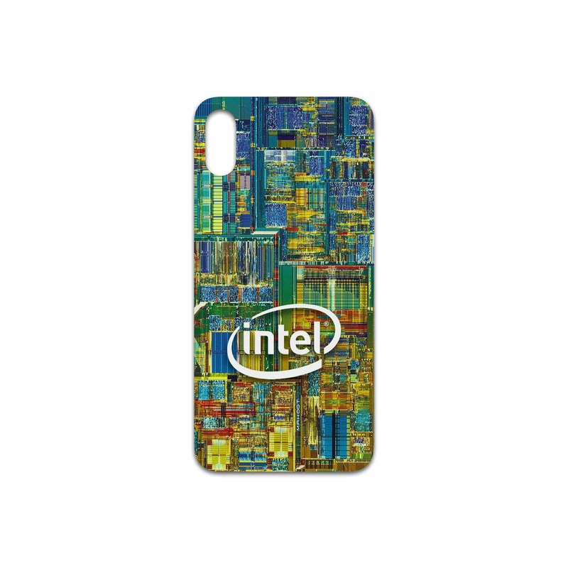 برچسب پوششی ماهوت مدل Intel Brand مناسب برای گوشی موبایل اپل iPhone XS