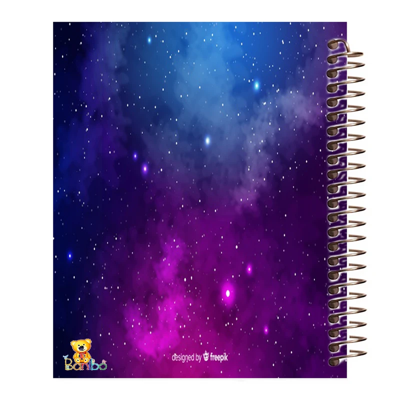 دفتر مشق 100 برگ بانیبو طرح کهکشان کد 464