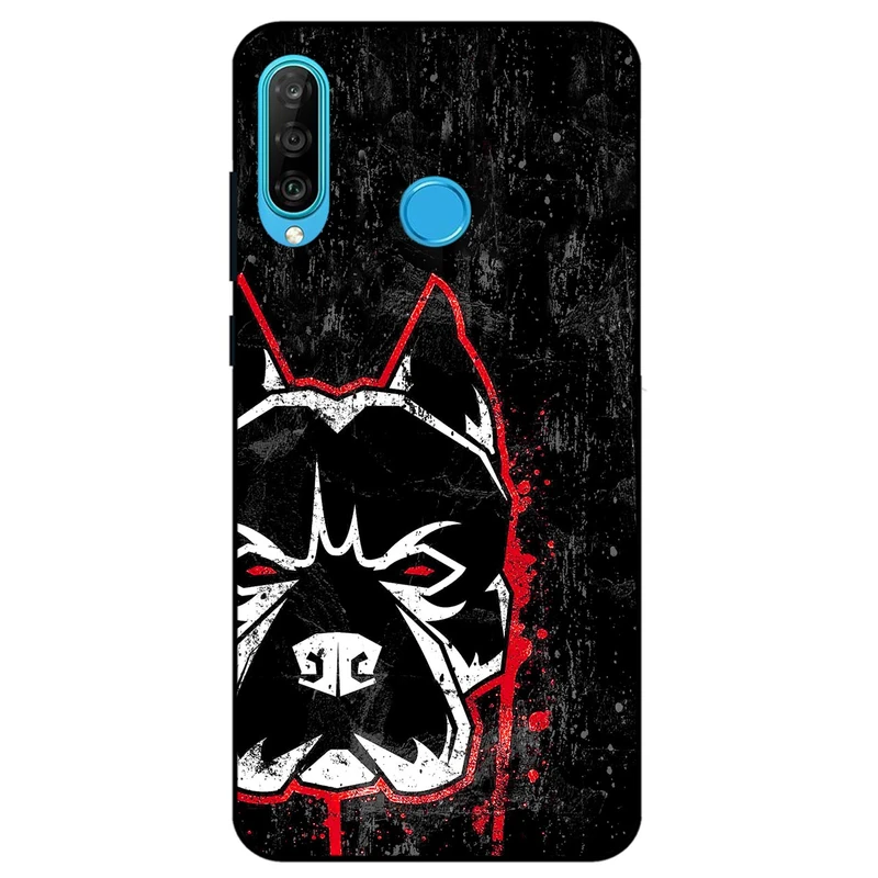 کاور مگافون طرح بولداگ مدل 8162 مناسب برای گوشی موبایل هوآوی P30 Lite / Nova 4E